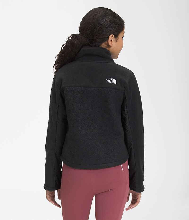 The North Face Fleece Mashup Polar Ceketler Kiz Çocuk Siyah | ISTANBUL INOK