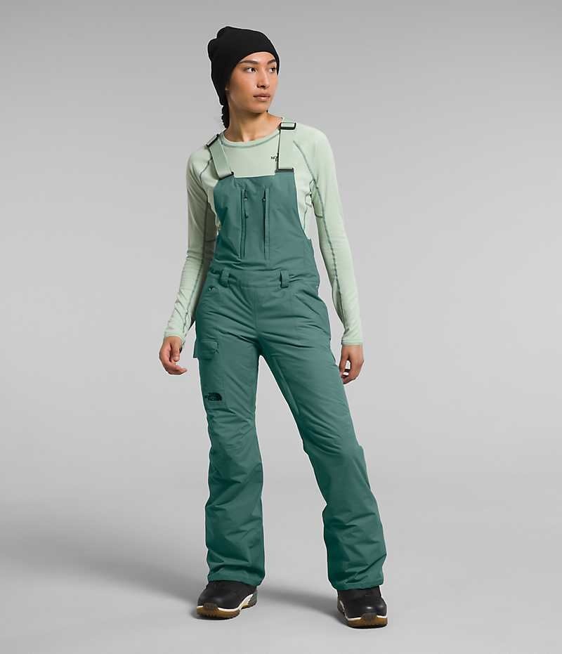 The North Face Freedom Insulated Bib Pantolon Kadın Yeşil | TÜRKIYE QCZH