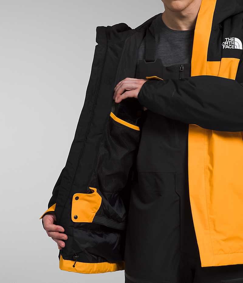 The North Face Freedom Yalıtımlı Ceketler Erkek Altın Siyah | ISTANBUL HKPX