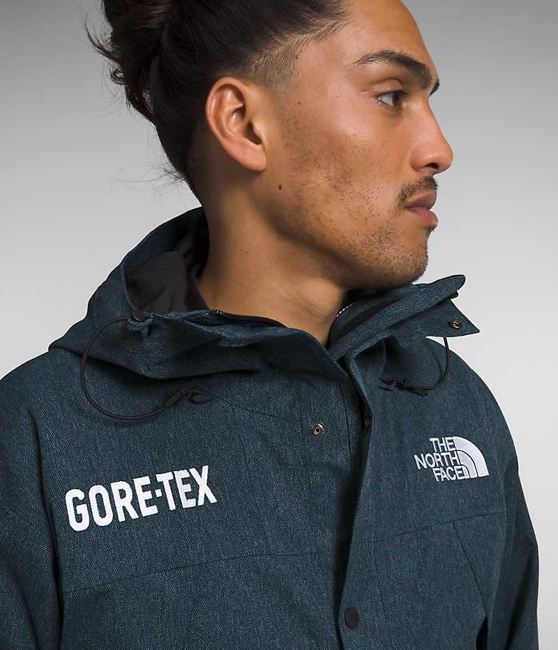 The North Face GTX Mountain Yalıtımlı Ceketler Erkek Mavi | TÜRKIYE OINW