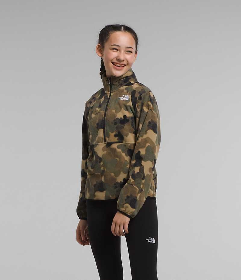 The North Face Glacier ¼-Zip Sweatshirt Kiz Çocuk Camo | ISTANBUL JRVZ