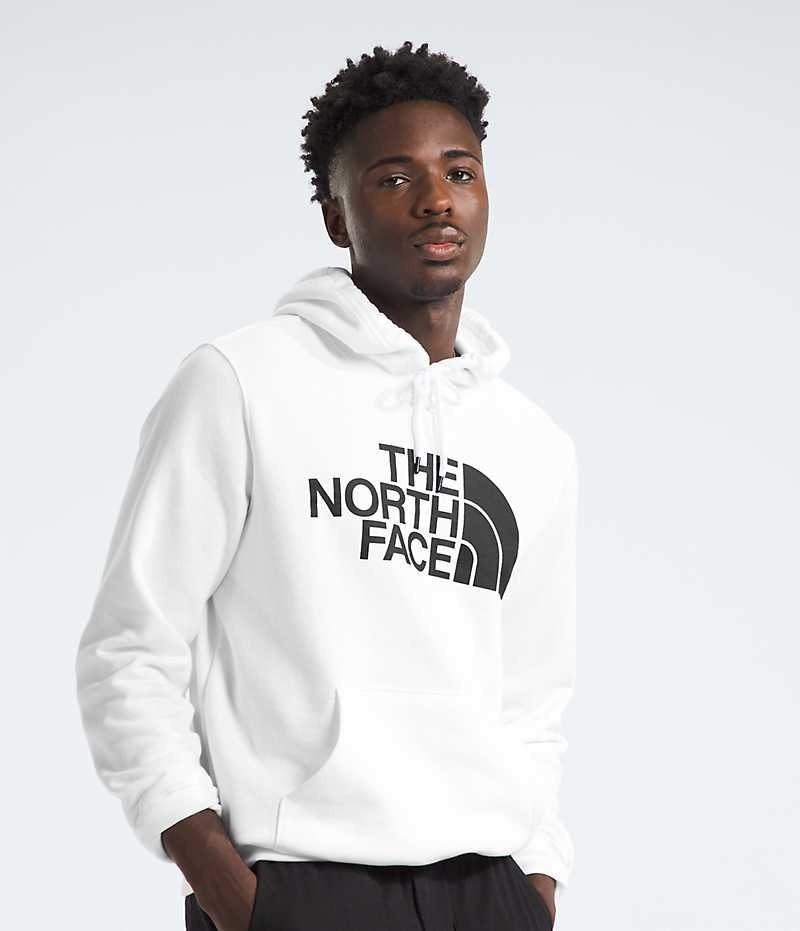 The North Face Half Dome Pullover Kapşonlu Erkek Beyaz | TÜRKIYE VFNW