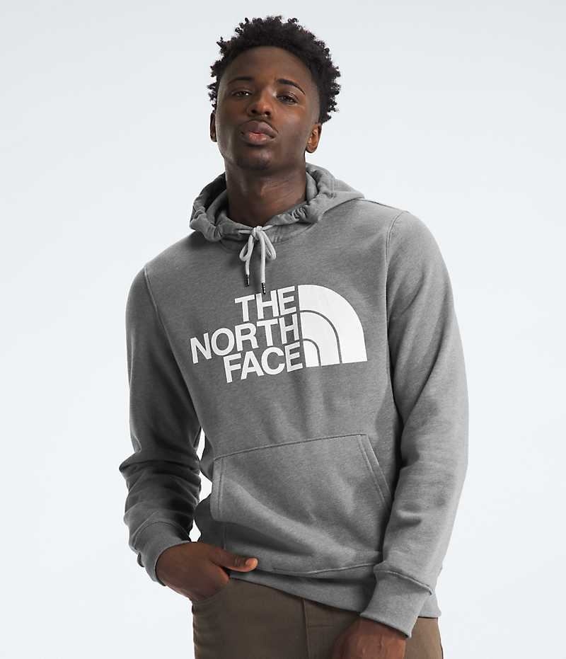 The North Face Half Dome Pullover Kapşonlu Erkek Gri | TÜRKIYE KXCO