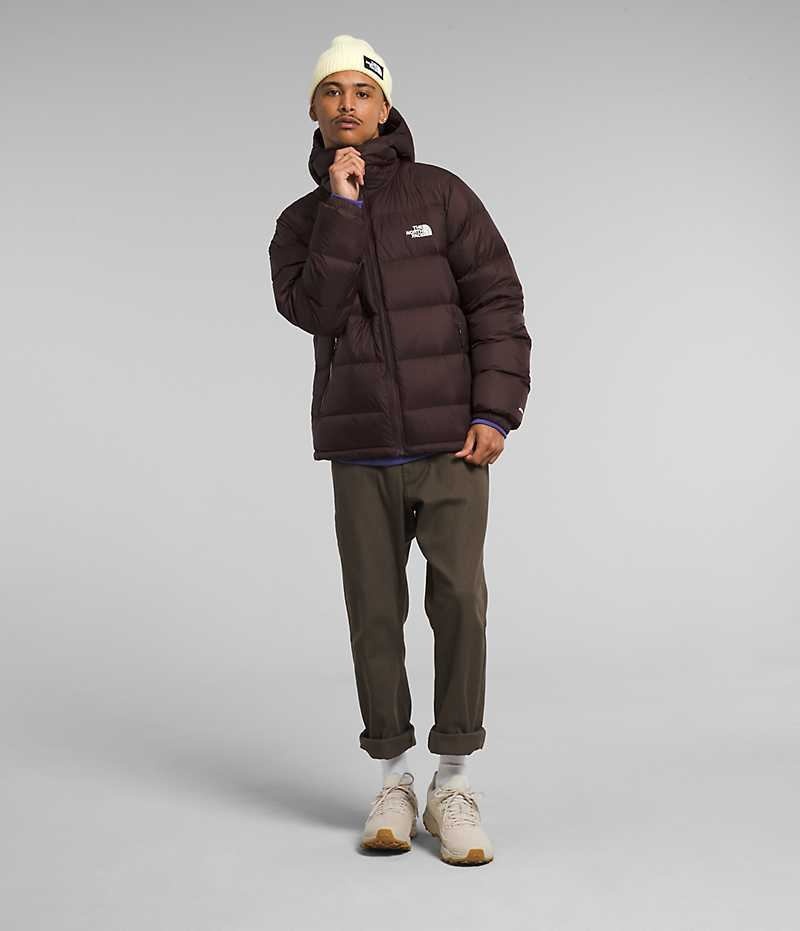 The North Face Hydrenalite™ Hoodie Aşağı Ceket Erkek Bordo | ISTANBUL YVMK