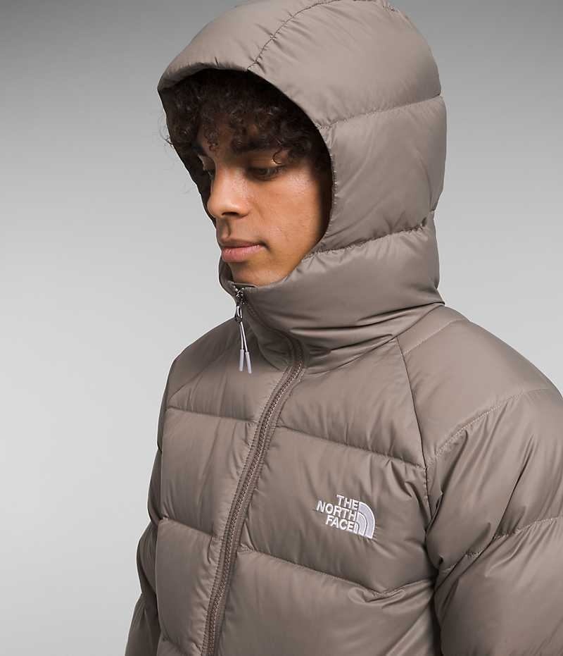 The North Face Hydrenalite™ Hoodie Aşağı Ceket Erkek Kahverengi | TÜRKIYE UNKZ