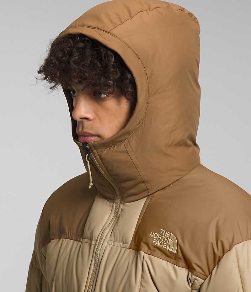 The North Face Lhotse Reversible Hoodie Aşağı Ceket Erkek Haki | ISTANBUL FWYX