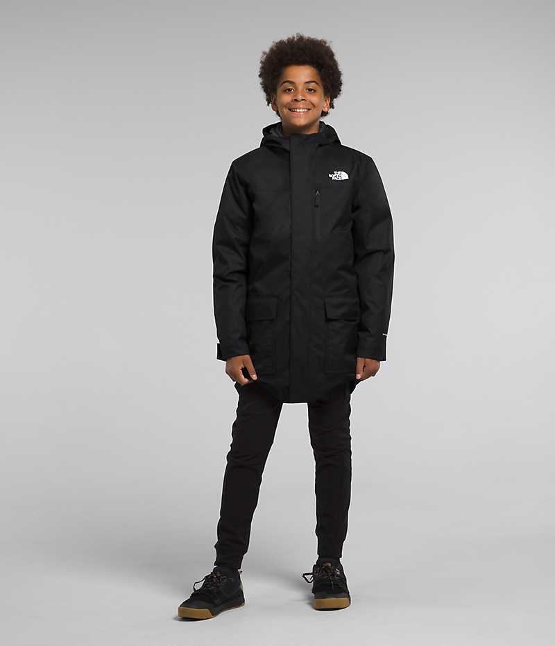 The North Face North Triclimate® Aşağı Ceket Erkek Çocuk Siyah | TÜRKIYE LCJU