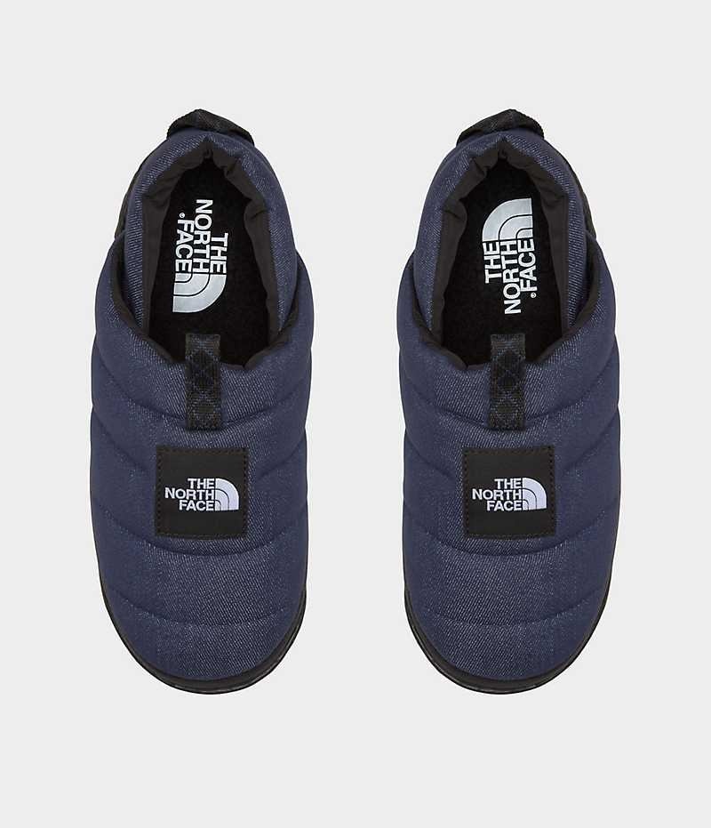 The North Face Nuptse Denim Mules Erkek Lacivert | TÜRKIYE SXHL