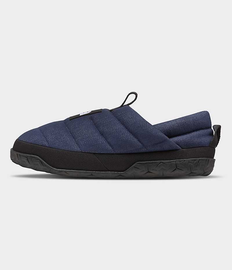 The North Face Nuptse Denim Mules Erkek Lacivert | TÜRKIYE SXHL