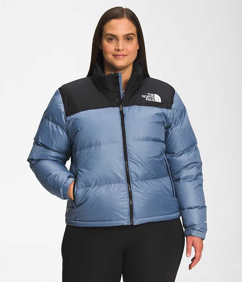 The North Face Plus 1996 Retro Nuptse Aşağı Ceket Kadın Mavi | ISTANBUL FIPL