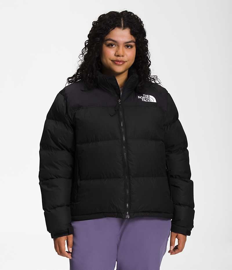 The North Face Plus 1996 Retro Nuptse Aşağı Ceket Kadın Siyah | TÜRKIYE NKGV