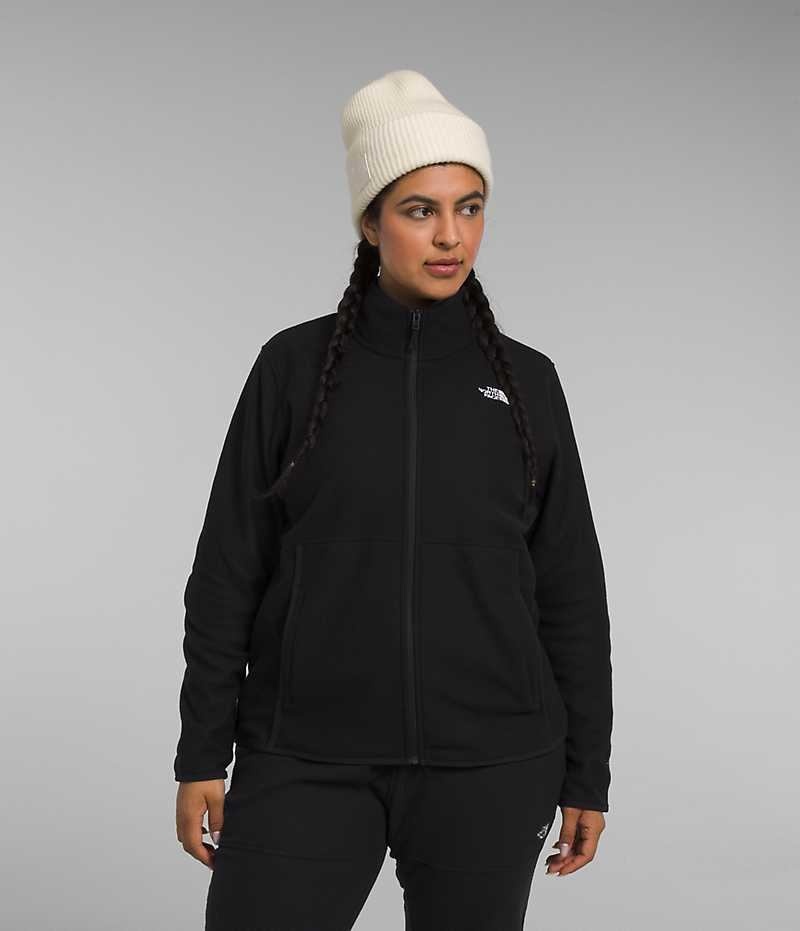 The North Face Plus Alpine Polartec® 100 Polar Ceketler Kadın Siyah | TÜRKIYE FNOC