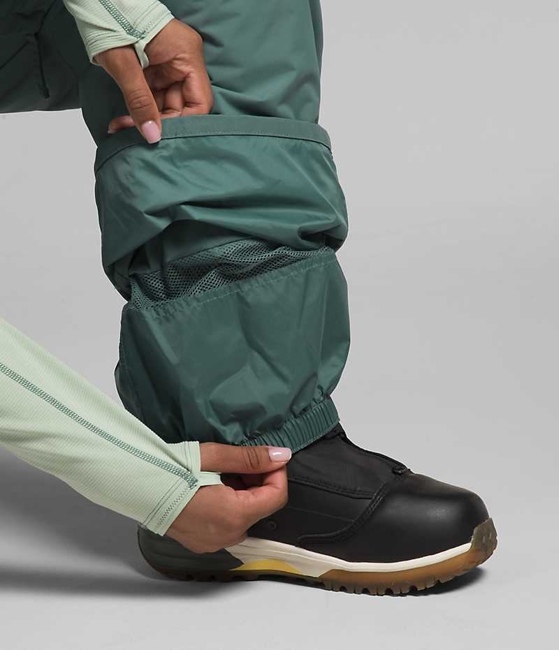 The North Face Plus Freedom Insulated Bib Pantolon Kadın Yeşil | TÜRKIYE RKXW