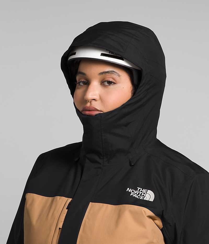 The North Face Plus Freedom Yalıtımlı Ceketler Kadın Haki Siyah | TÜRKIYE QAXZ