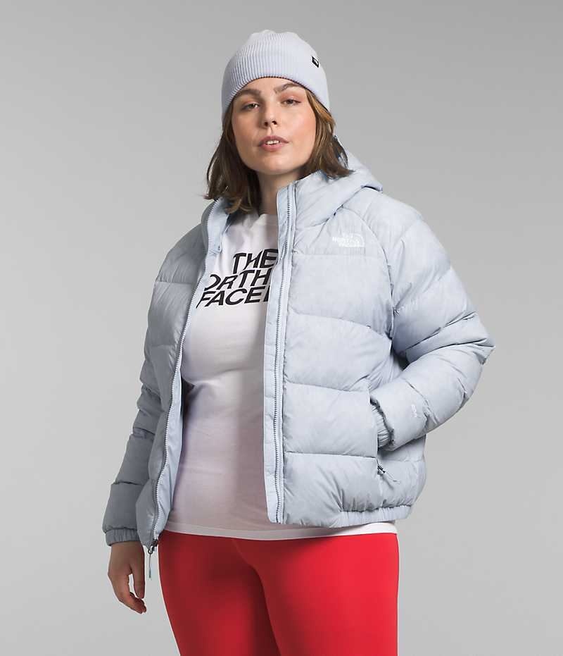 The North Face Plus Hydrenalite™ Hoodie Aşağı Ceket Kadın Gri | TÜRKIYE VSJW