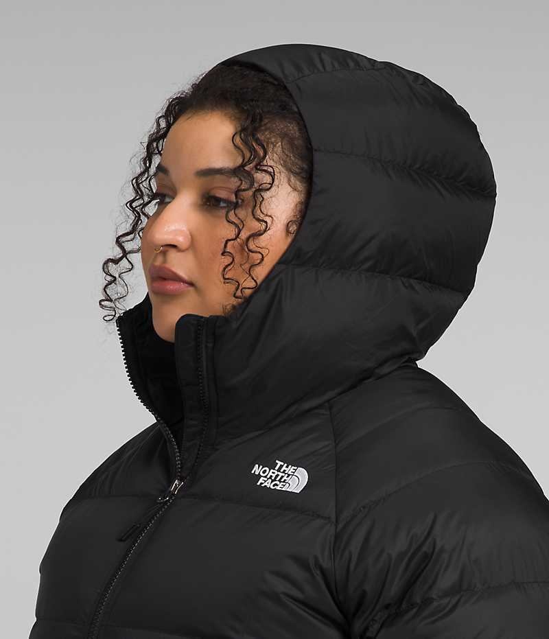 The North Face Plus Hydrenalite™ Hoodie Aşağı Ceket Kadın Siyah | ISTANBUL LHCE