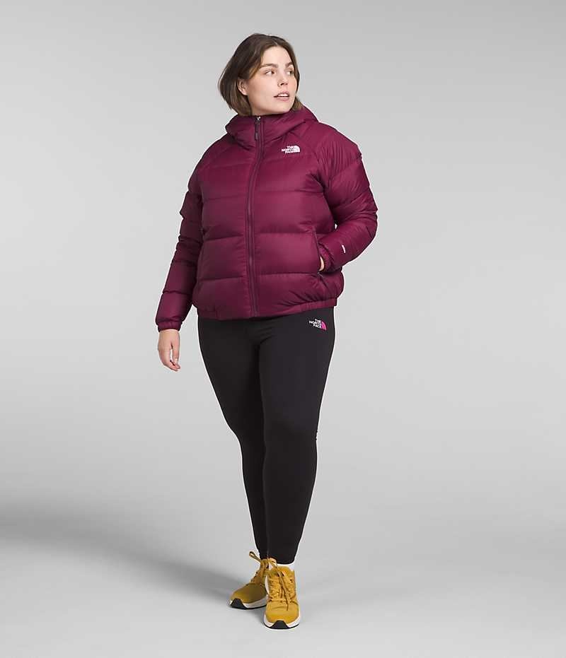 The North Face Plus Hydrenalite™ Hoodie Aşağı Ceket Kadın Kırmızı | TÜRKIYE WDIS