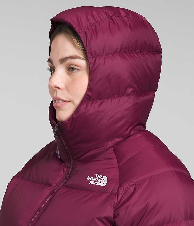 The North Face Plus Hydrenalite™ Hoodie Aşağı Ceket Kadın Kırmızı | TÜRKIYE WDIS