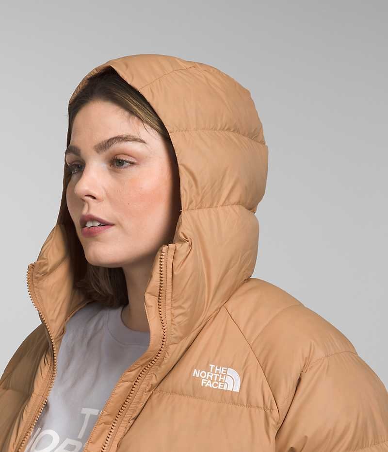 The North Face Plus Hydrenalite™ Hoodie Aşağı Ceket Kadın Haki | ISTANBUL EZHB