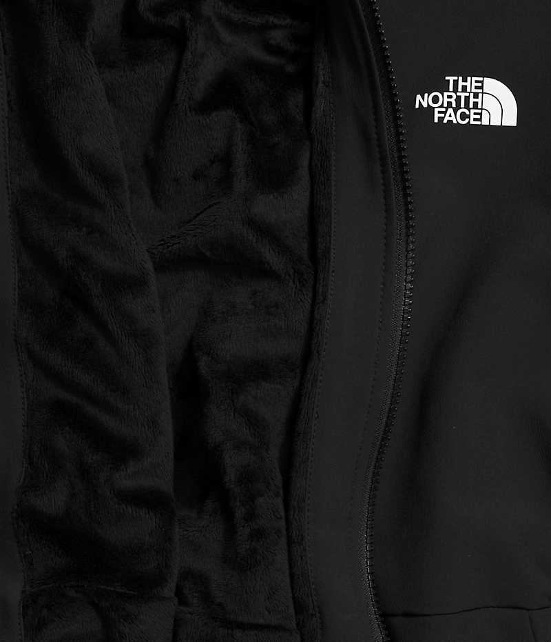 The North Face Plus Shelbe Raschel Hoodie Softshell Ceket Kadın Siyah | TÜRKIYE RQFW