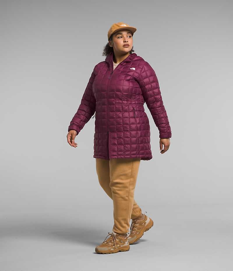 The North Face Plus ThermoBall™ Eco Parka Kadın Kırmızı | TÜRKIYE YCOS