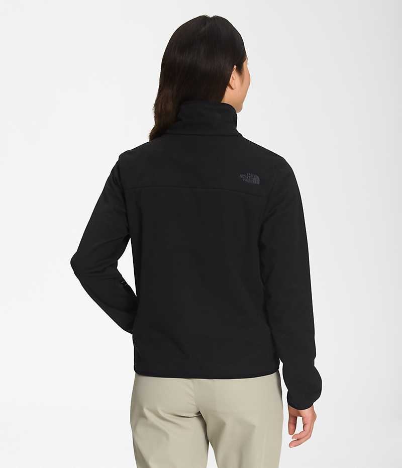 The North Face Polar Osito ¼-Zip Sweatshirt Kadın Siyah | ISTANBUL IZUE