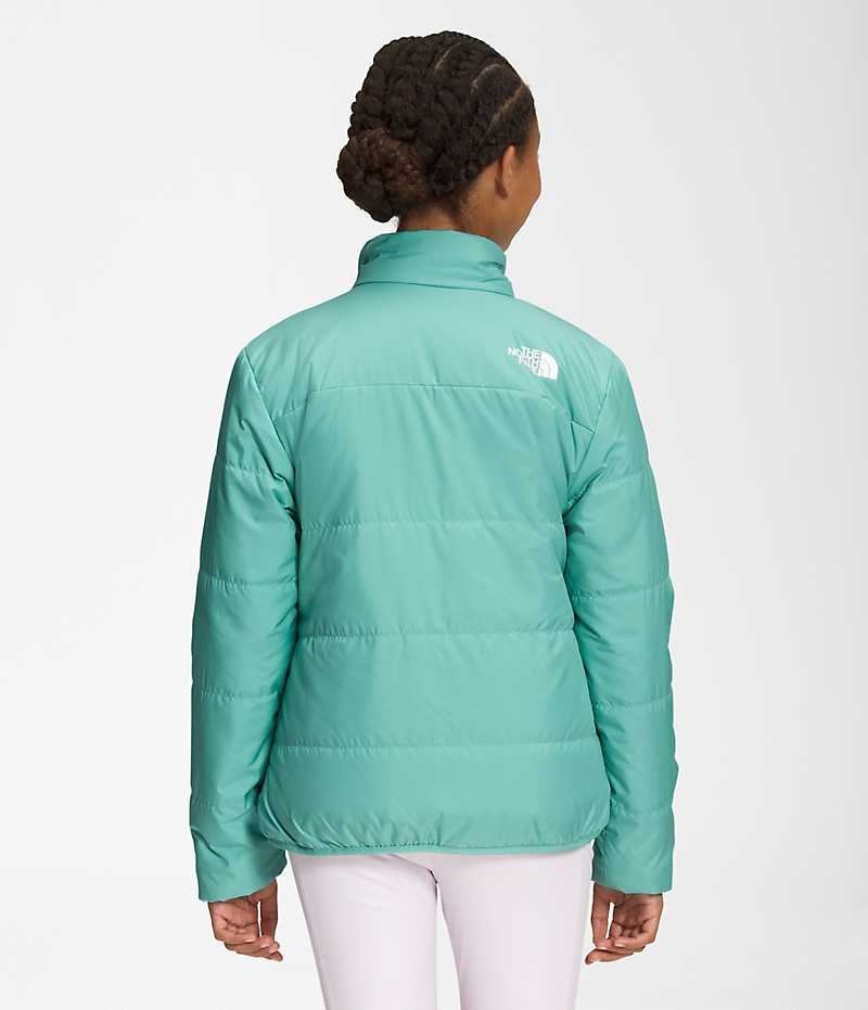 The North Face Reversible Mossbud Polar Ceketler Kiz Çocuk Turkuaz | ISTANBUL TFRU