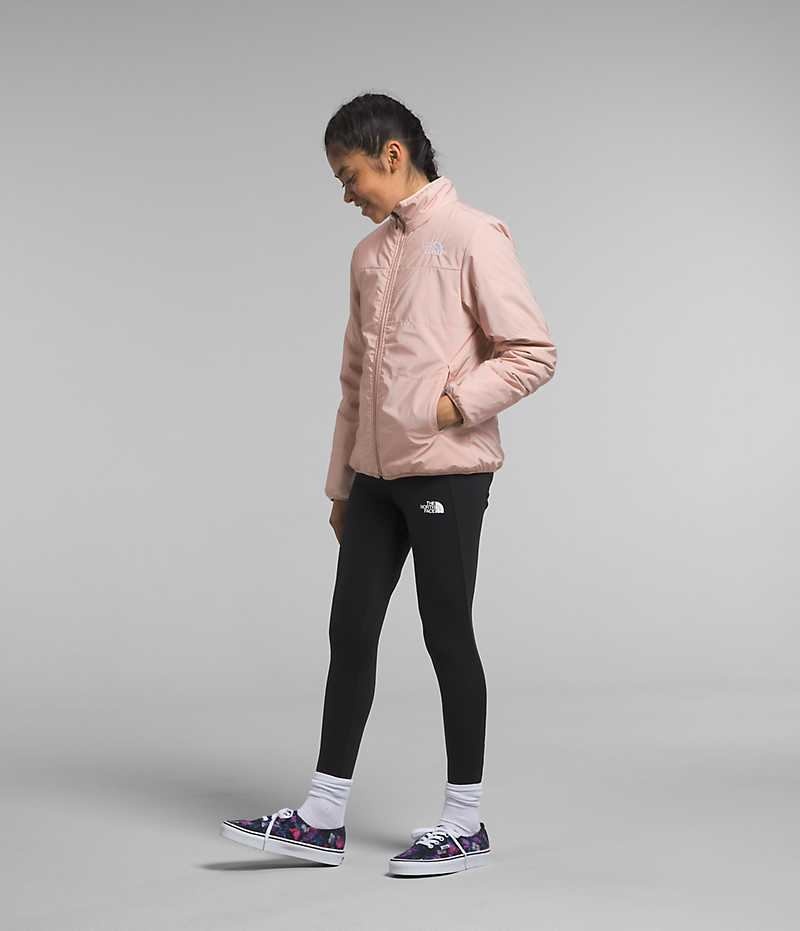 The North Face Reversible Mossbud Polar Ceketler Kiz Çocuk Pembe | ISTANBUL IZBW