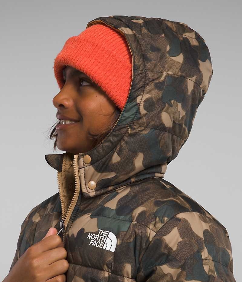 The North Face Reversible Mt Chimbo Full-Zip Kukuletalı Polar Ceketler Erkek Çocuk Camo | TÜRKIYE PIYU