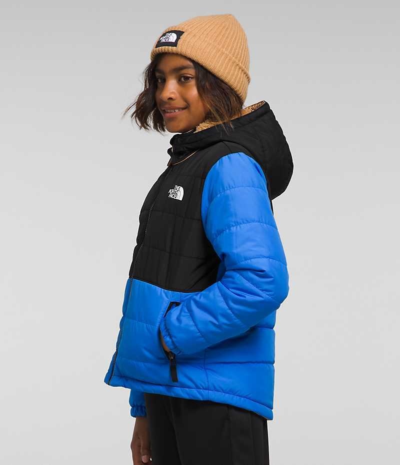 The North Face Reversible Mt Chimbo Full-Zip Kukuletalı Polar Ceketler Erkek Çocuk Mavi | ISTANBUL JAXS