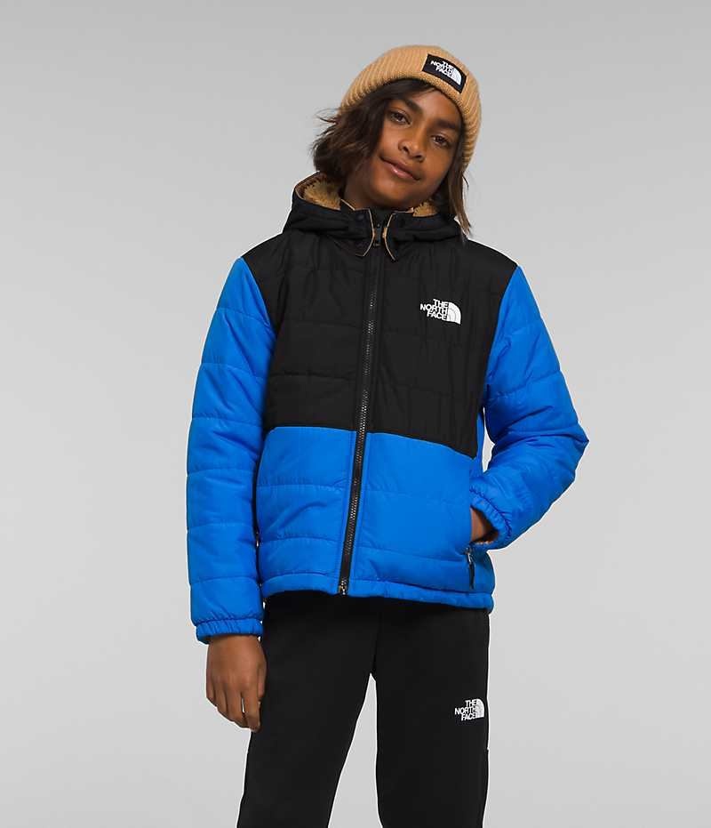 The North Face Reversible Mt Chimbo Full-Zip Kukuletalı Polar Ceketler Erkek Çocuk Mavi | ISTANBUL JAXS