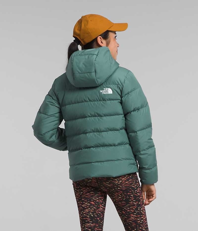 The North Face Reversible North Kukuletalı Aşağı Ceket Kiz Çocuk Yeşil | TÜRKIYE ZOAM