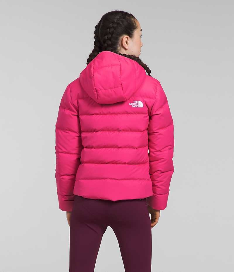 The North Face Reversible North Kukuletalı Aşağı Ceket Kiz Çocuk Pembe | ISTANBUL MCRL