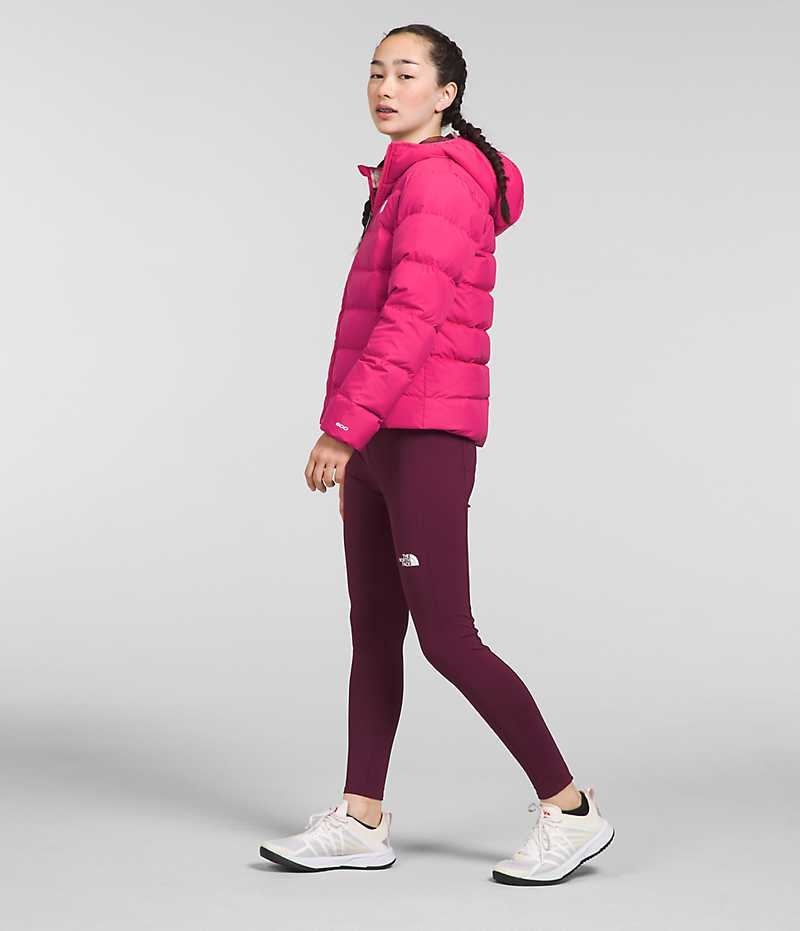 The North Face Reversible North Kukuletalı Aşağı Ceket Kiz Çocuk Pembe | ISTANBUL MCRL