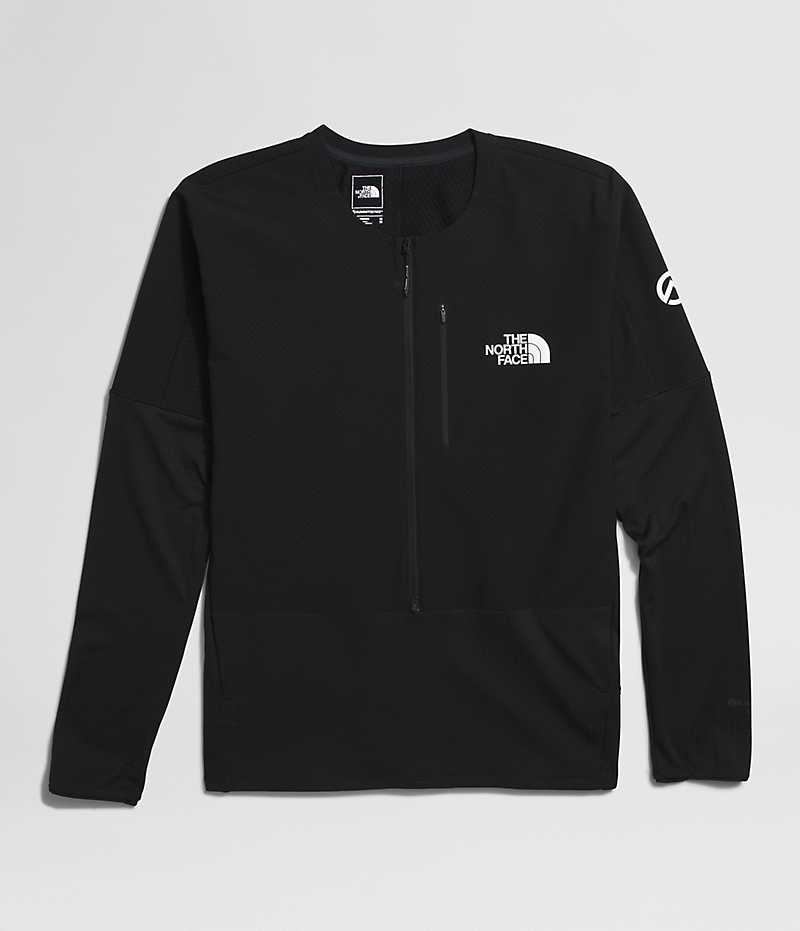 The North Face Summit Series Altimetro ¾-Zip Top Sweatshirt Erkek Siyah | ISTANBUL OBKV