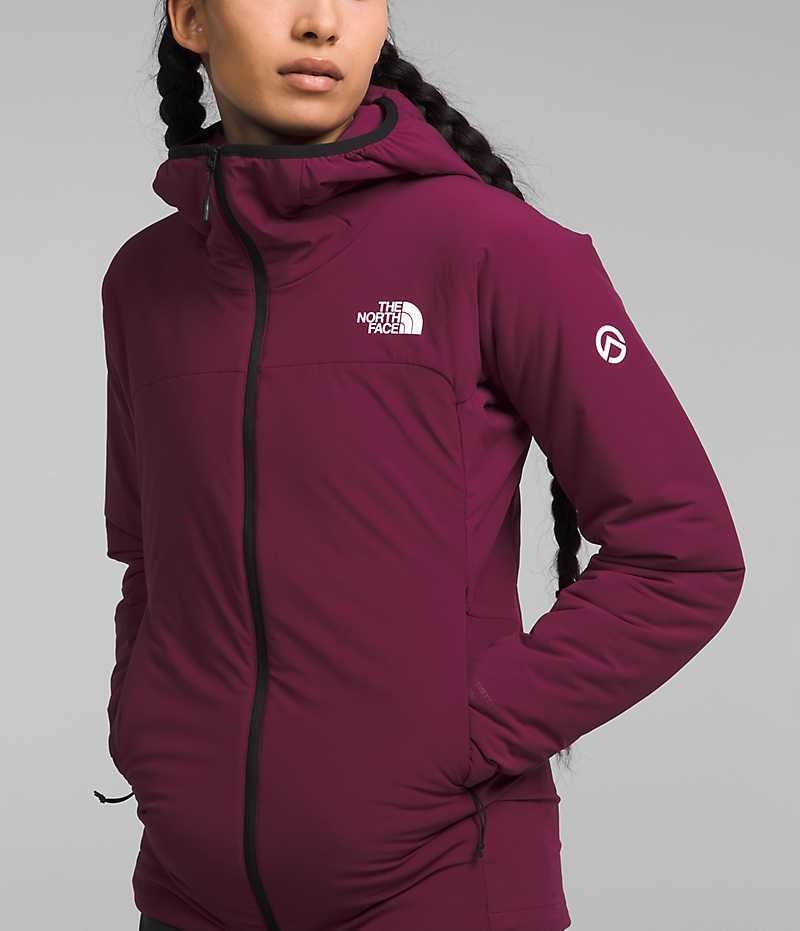 The North Face Summit Series Casaval Hoodie Hibrit Ceket Kadın Küpe Çiçeği | ISTANBUL YIGJ