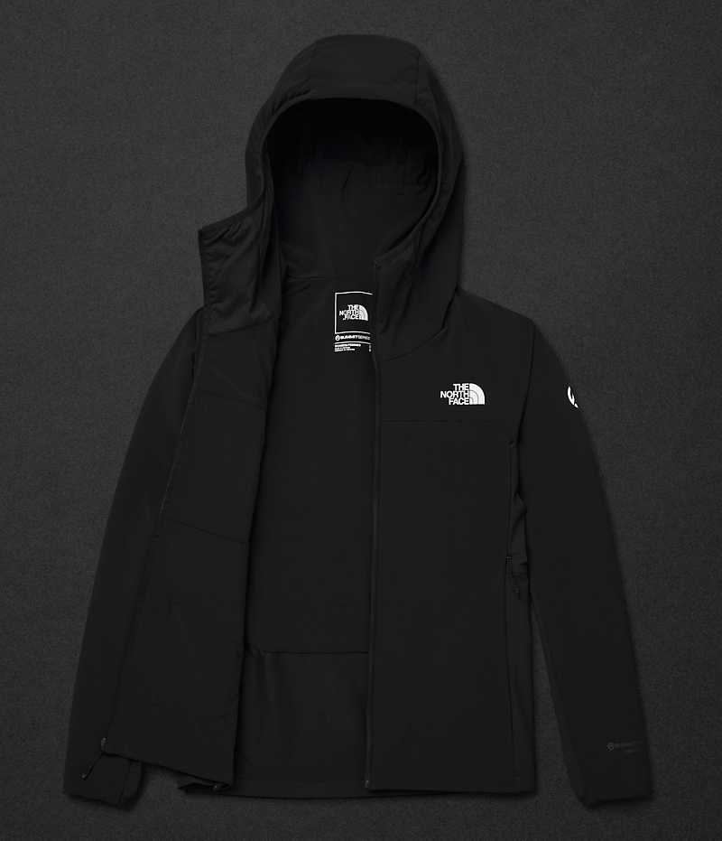 The North Face Summit Series Casaval Hoodie Hibrit Ceket Kadın Siyah | TÜRKIYE UHMY