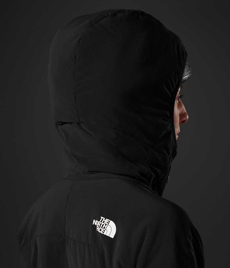 The North Face Summit Series Casaval Hoodie Hibrit Ceket Kadın Siyah | TÜRKIYE UHMY