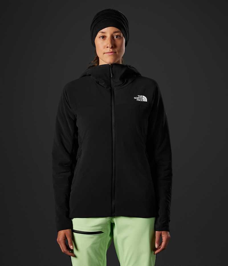 The North Face Summit Series Casaval Hoodie Hibrit Ceket Kadın Siyah | TÜRKIYE UHMY