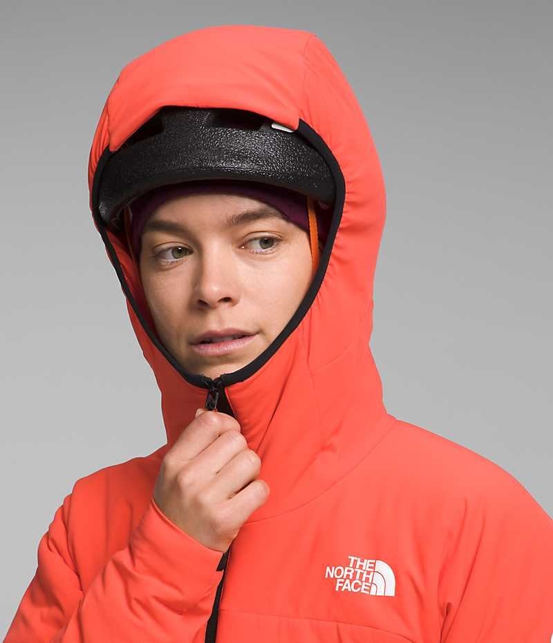 The North Face Summit Series Casaval Hoodie Hibrit Ceket Kadın Turuncu | ISTANBUL HGAR