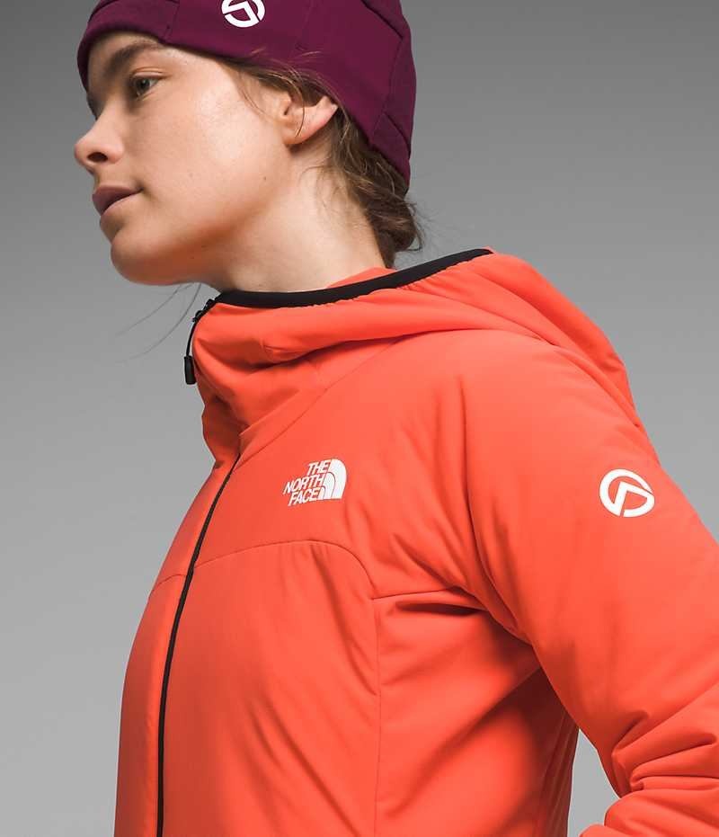 The North Face Summit Series Casaval Hoodie Hibrit Ceket Kadın Turuncu | ISTANBUL HGAR