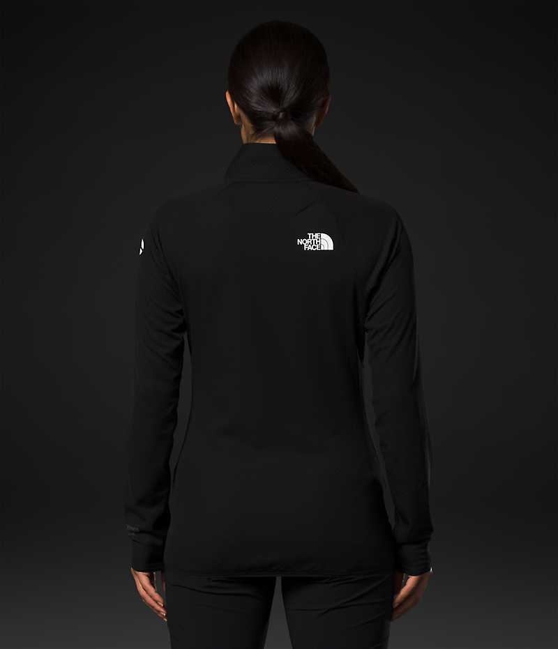 The North Face Summit Series FUTUREFLEECE™ LT ½-Zip Sweatshirt Kadın Siyah | ISTANBUL NGJY