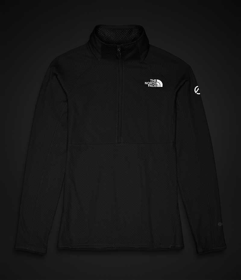 The North Face Summit Series FUTUREFLEECE™ LT ½-Zip Sweatshirt Kadın Siyah | ISTANBUL NGJY