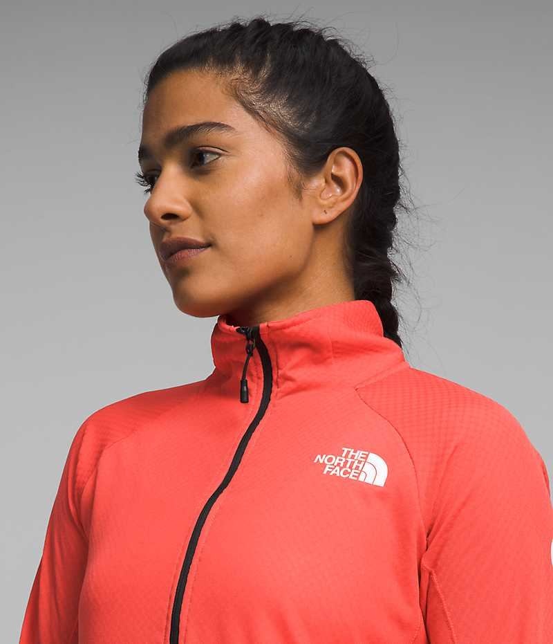 The North Face Summit Series FUTUREFLEECE™ LT ½-Zip Sweatshirt Kadın Turuncu | TÜRKIYE EVDX