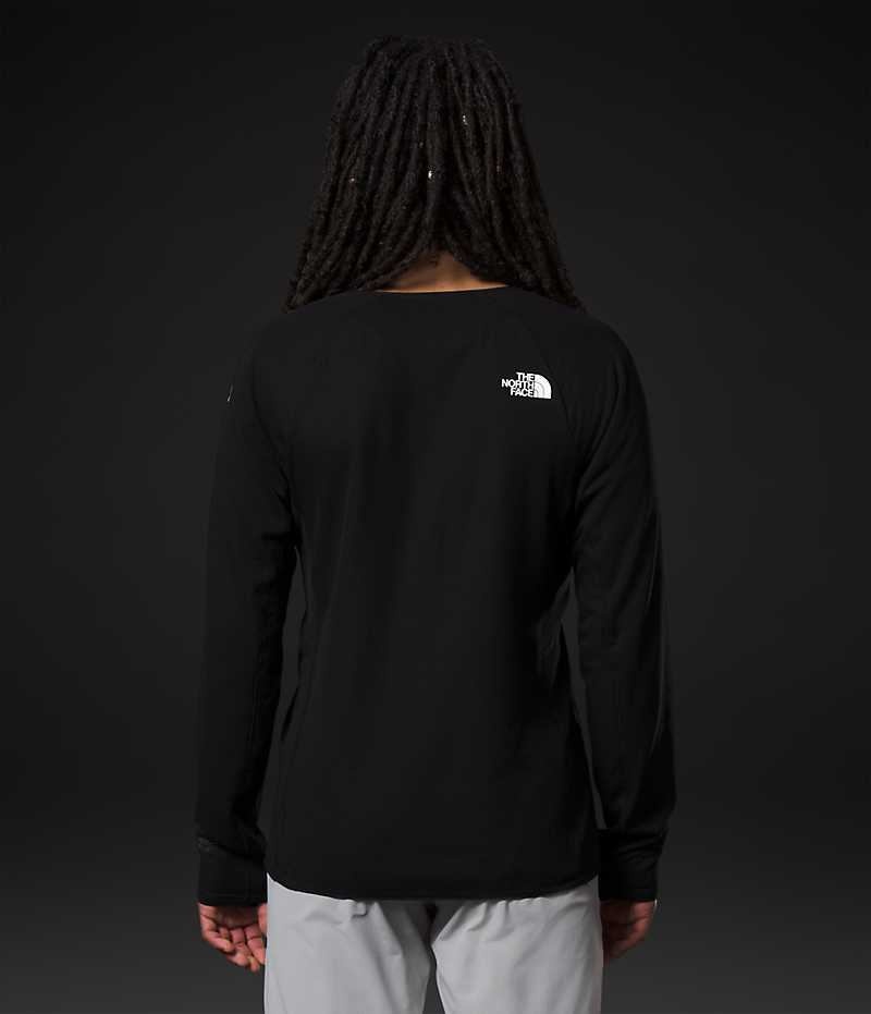 The North Face Summit Series FUTUREFLEECE™ Crew Sweatshirt Erkek Siyah | TÜRKIYE SPUN