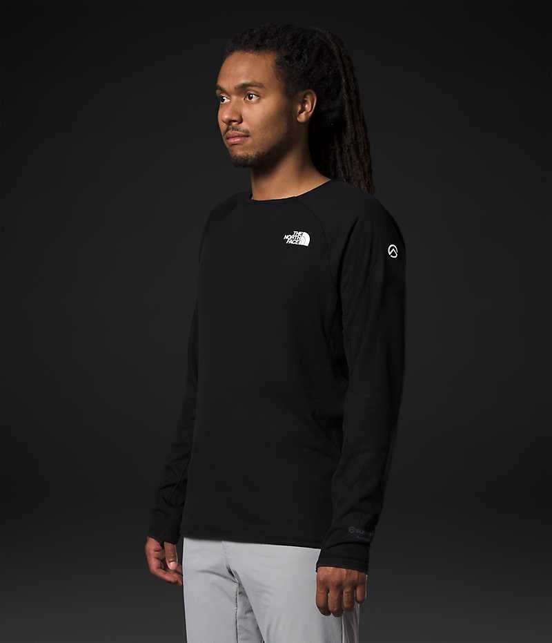 The North Face Summit Series FUTUREFLEECE™ Crew Sweatshirt Erkek Siyah | TÜRKIYE SPUN