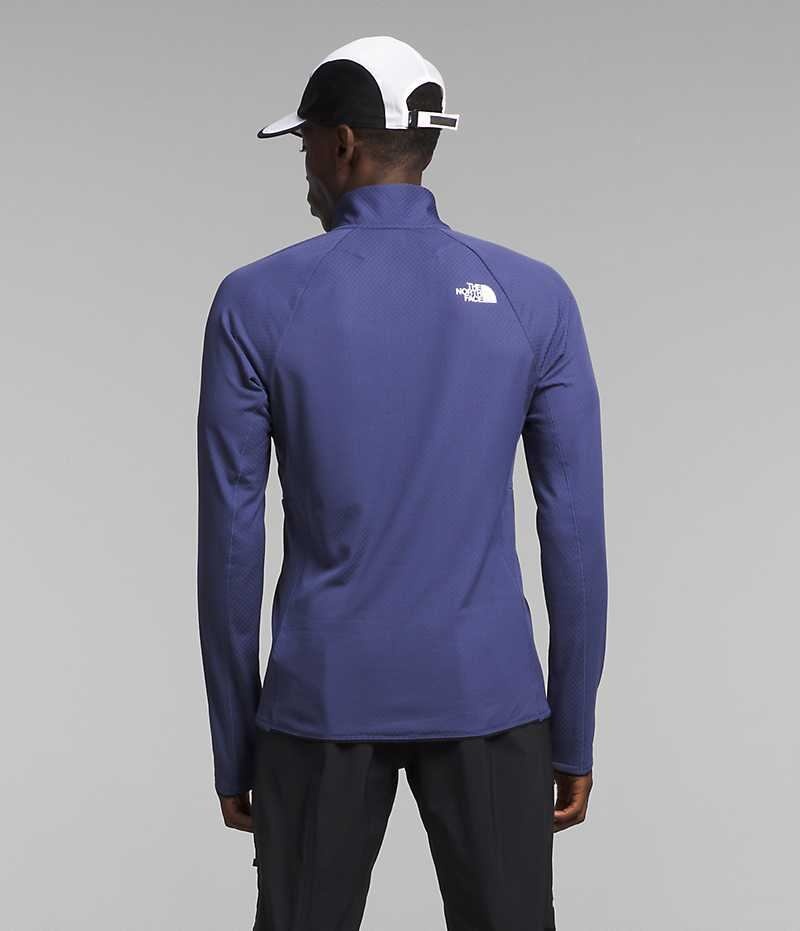 The North Face Summit Series FUTUREFLEECE™ LT ½-Zip Sweatshirt Erkek Mavi | TÜRKIYE ASHR