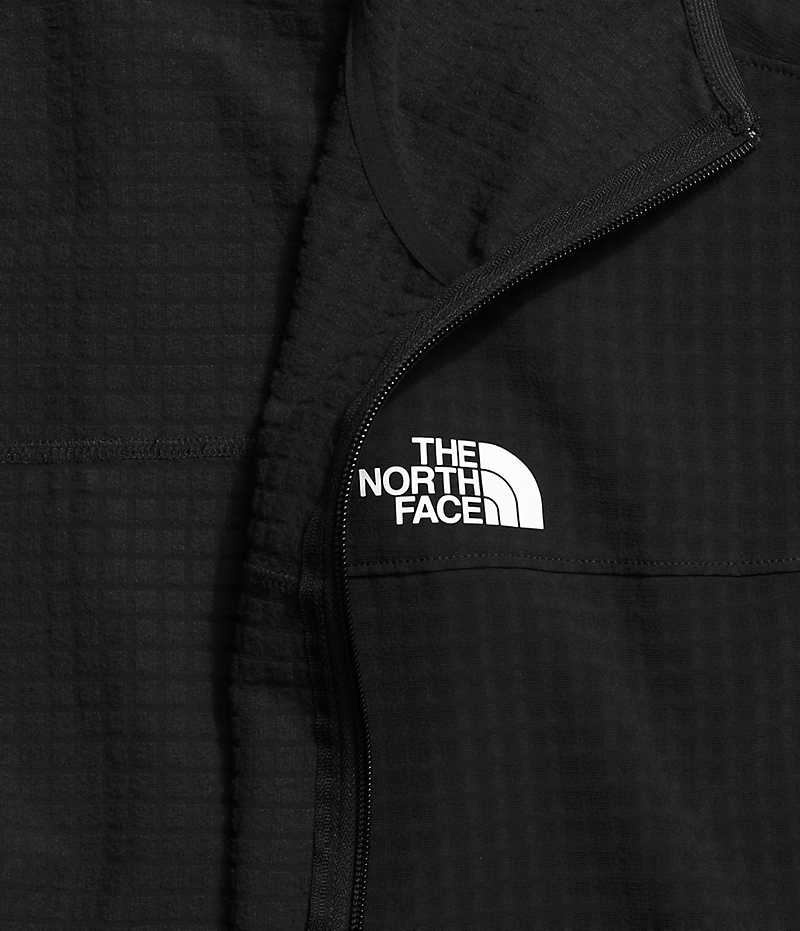 The North Face Tekware™ Grid Hoodie Polar Ceketler Erkek Siyah | ISTANBUL AWLY