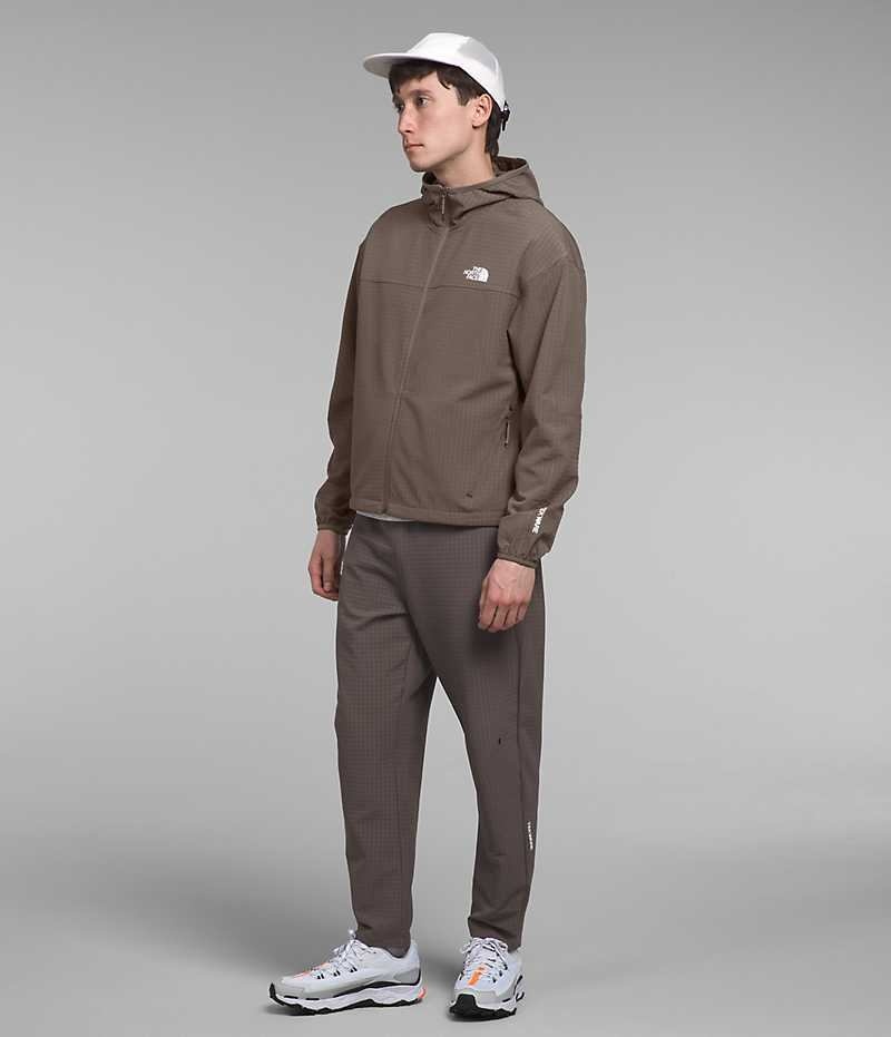 The North Face Tekware™ Grid Hoodie Polar Ceketler Erkek Kahverengi | TÜRKIYE FYKI