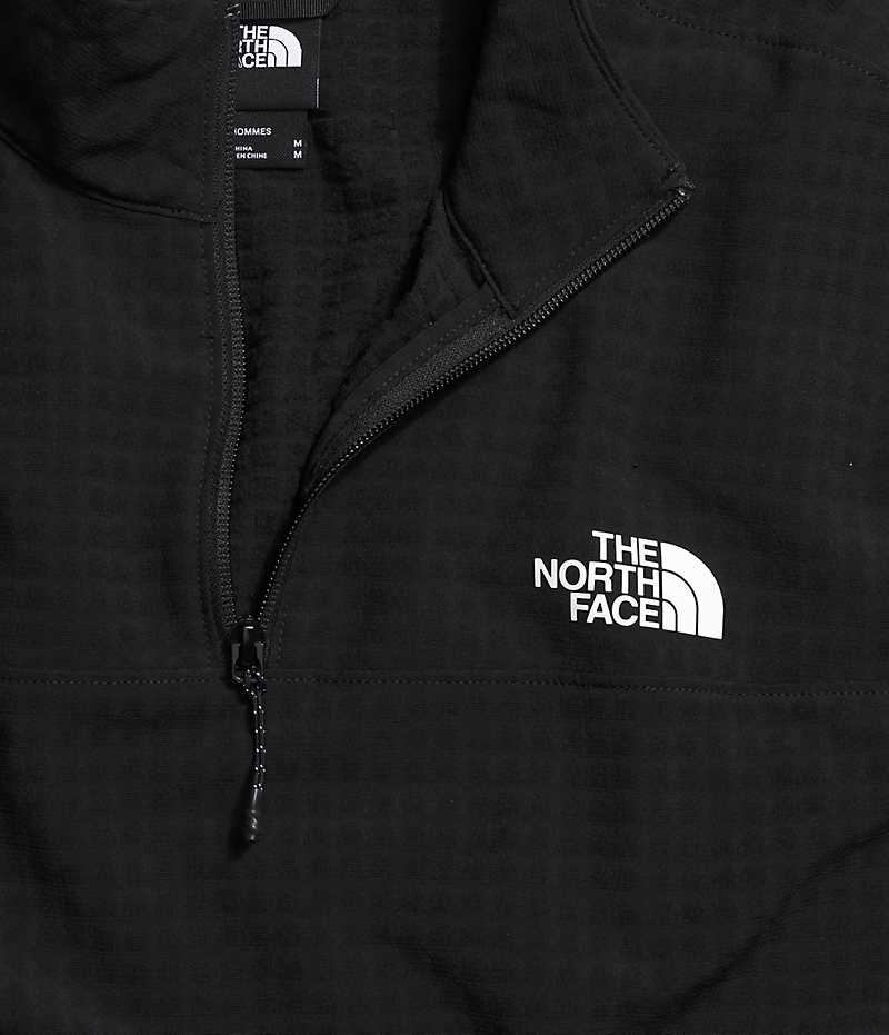 The North Face Tekware™ Grid ¼-Zip Sweatshirt Erkek Siyah | TÜRKIYE JTKF